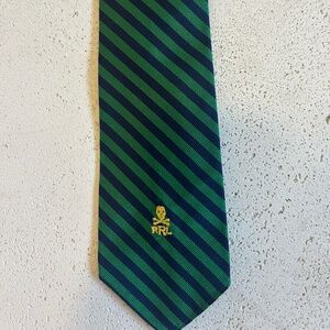 Rugby Ralph Lauren skull stripe tie
